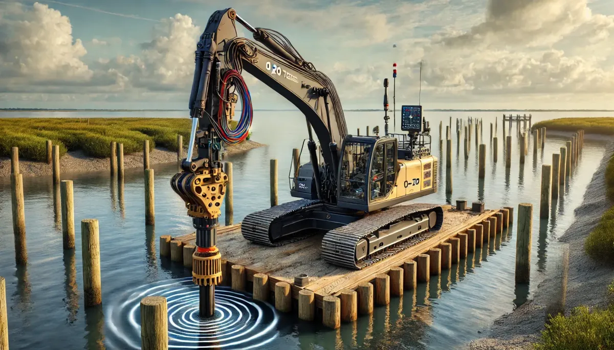 North Carolina High-Speed Piling Attachments: Finish Residential Docks Quicker