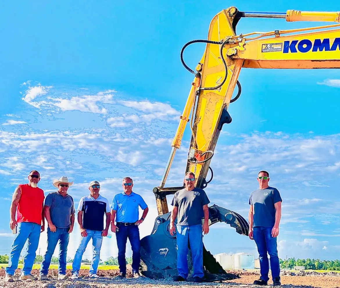 James with contractors