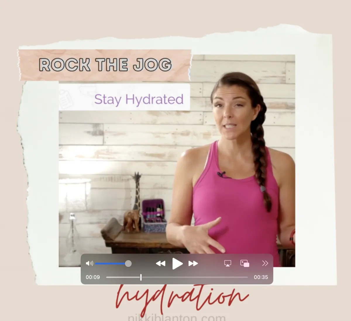 Hydration video