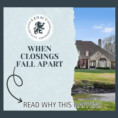 how to avoid a real estate closing in today's market
