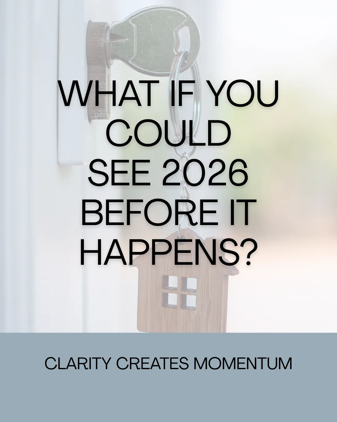 Clarity creates Momentum with this goal setting image