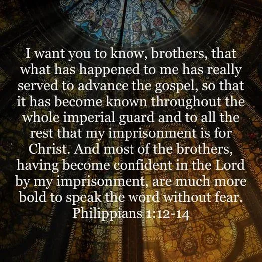 Philippians 1:12-13