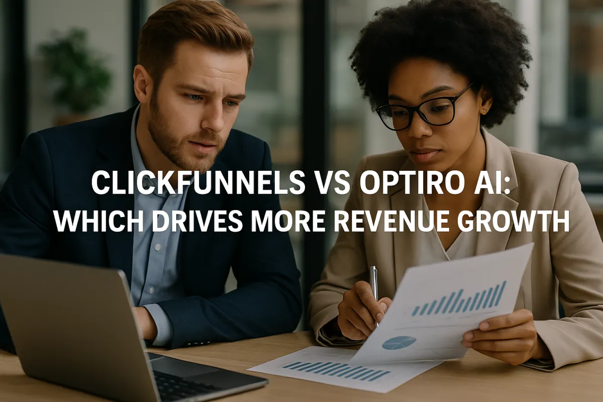 ClickFunnels vs Optiro AI: Which Drives More Revenue Growth?