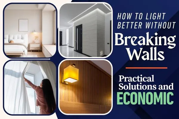How to Improve Lighting Without Breaking Walls: Practical and Affordable Solutions
