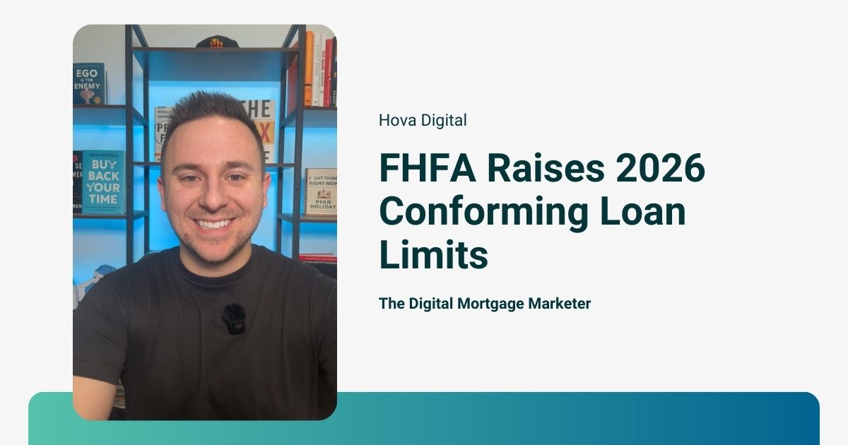 FHFA Raises 2026 Conforming Loan Limits: What Buyers and Agents Need to Do Right Now