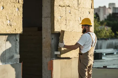 Energy-efficient insulation upgrade by Bloomington Home Exteriors.