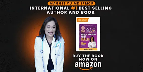 Dr. Maggie Yu presenting her revolutionary health guide to help readers overcome chronic illness