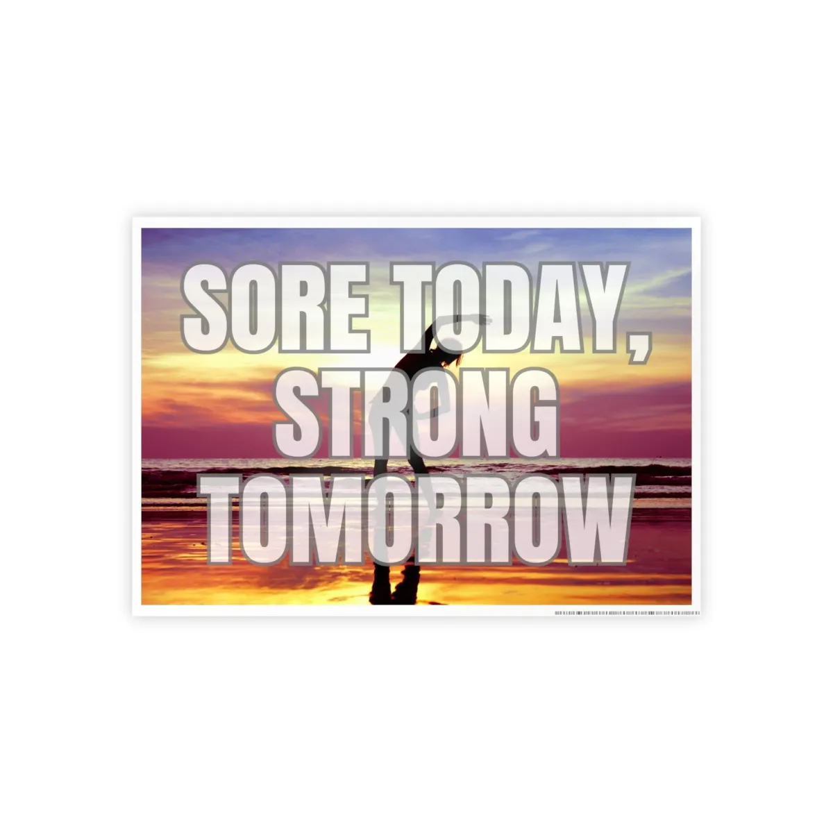 Fit Selfcare, Motivational Gloss Poster