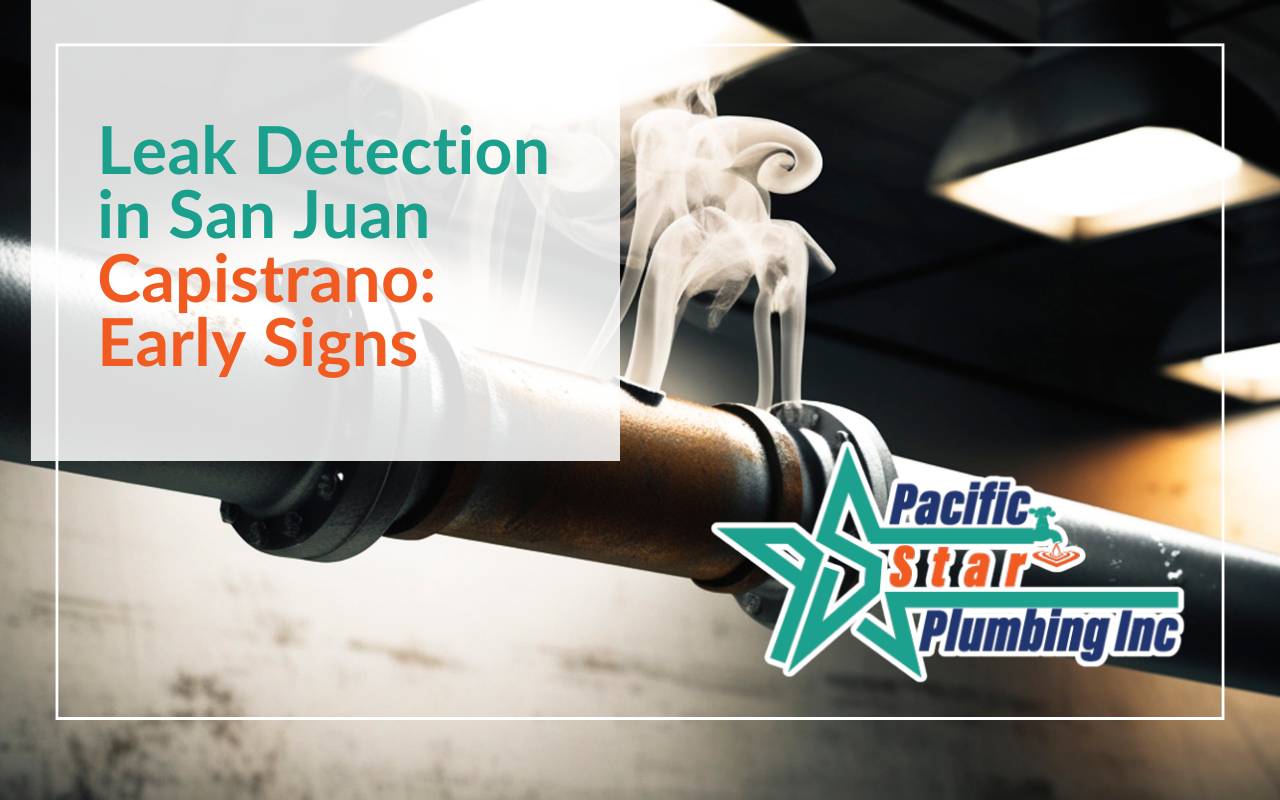 Technician performing acoustic test for Leak Detection San Juan Capistrano