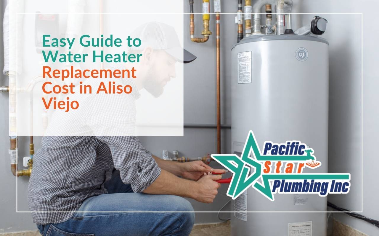 New unit showing typical water heater replacement cost in Aliso Viejo for a tidy garage installation.