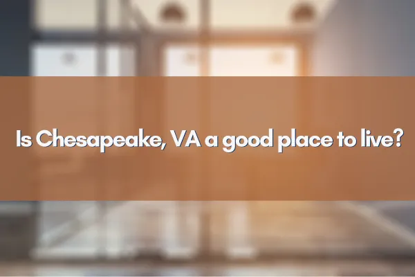Scenic view of Chesapeake, VA cityscape blending nature and urban life