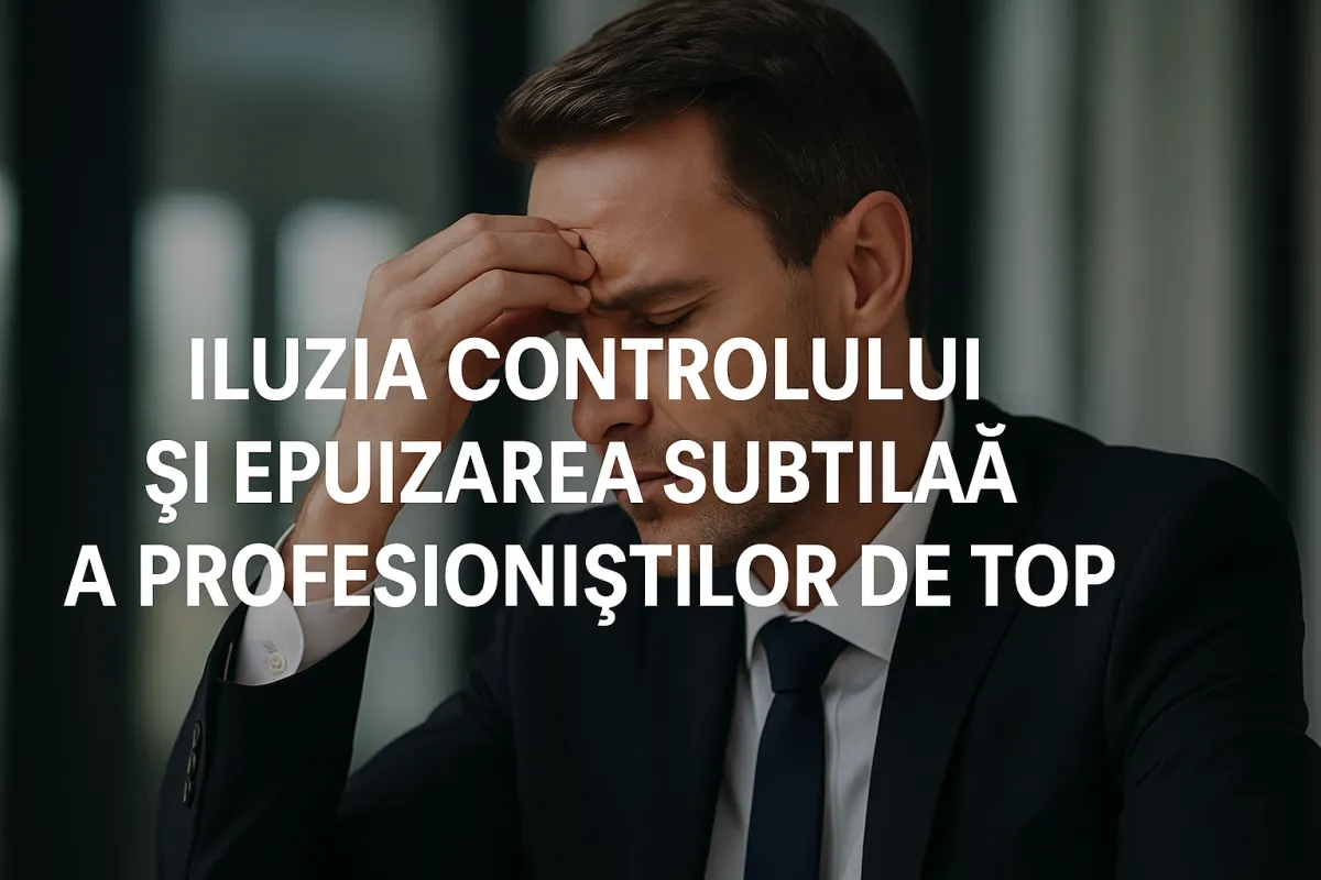 Iluzia Controlului și Epuizarea Subtilă a Profesioniștilor de Top