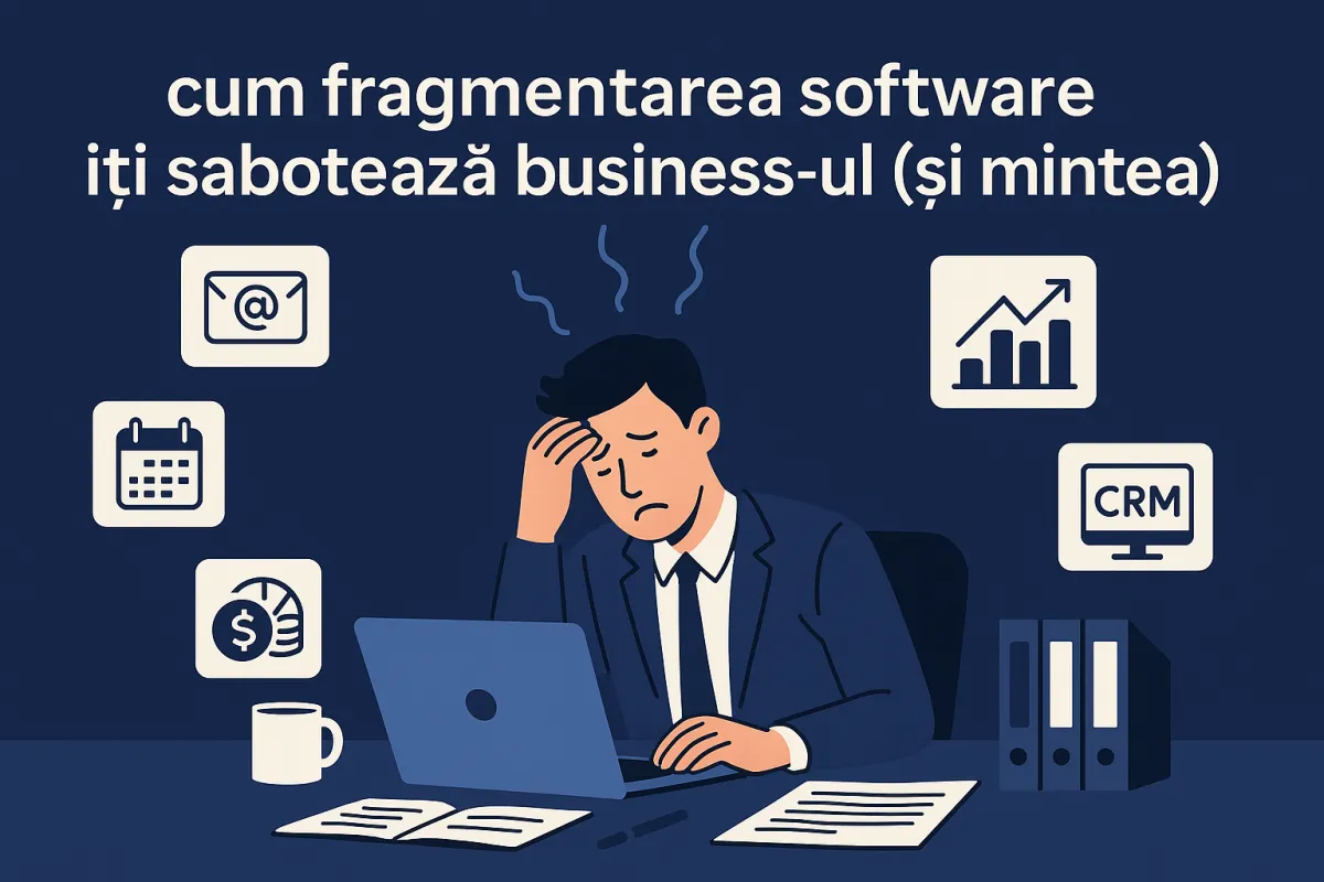 Costul Real al Haosului Tehnologic: Cum Fragmentarea Software Îți Sabotează Business-ul (și Mintea)