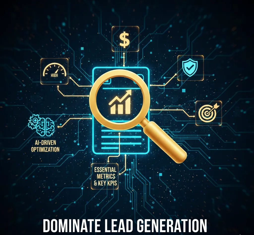Using essential metrics, key kpi's and AI driven optimization to dominate lead generation