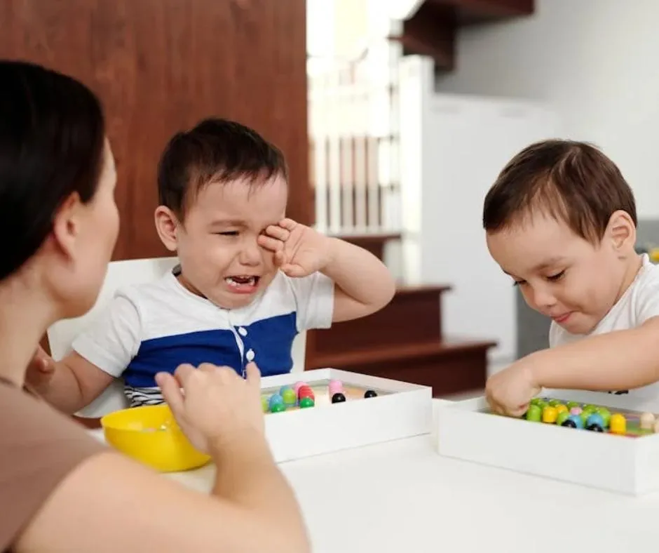 a mother and her two kids