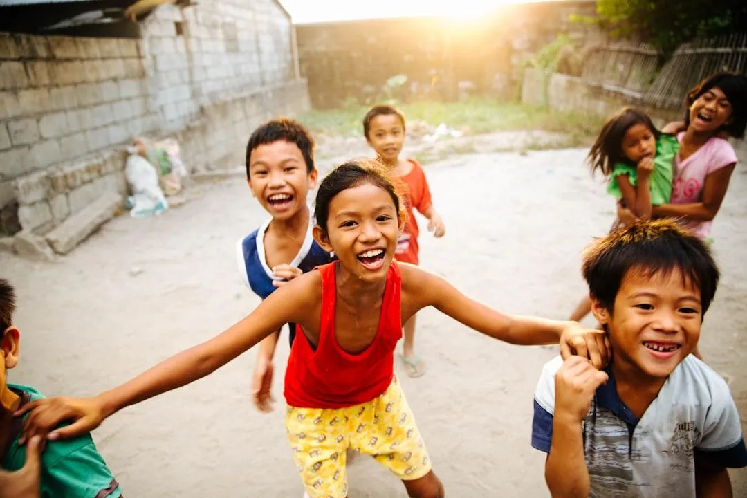 kids in the Philippines