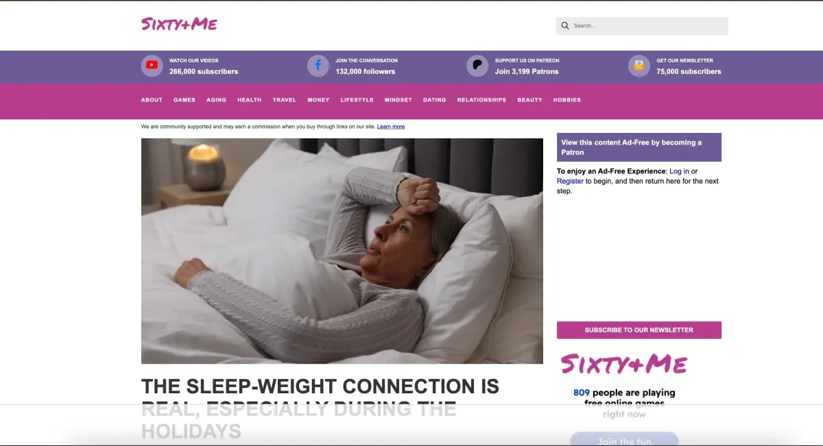 The Sleep-Weight Connection Is Real, Especially During the Holidays