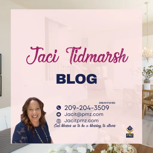 Realtor Jaci Tidmarsh helping Central Valley homebuyers and sellers in Modesto, Stanislaus County. Friendly, local real estate expert offering tips and guidance on buying, selling, and moving in the 209 area