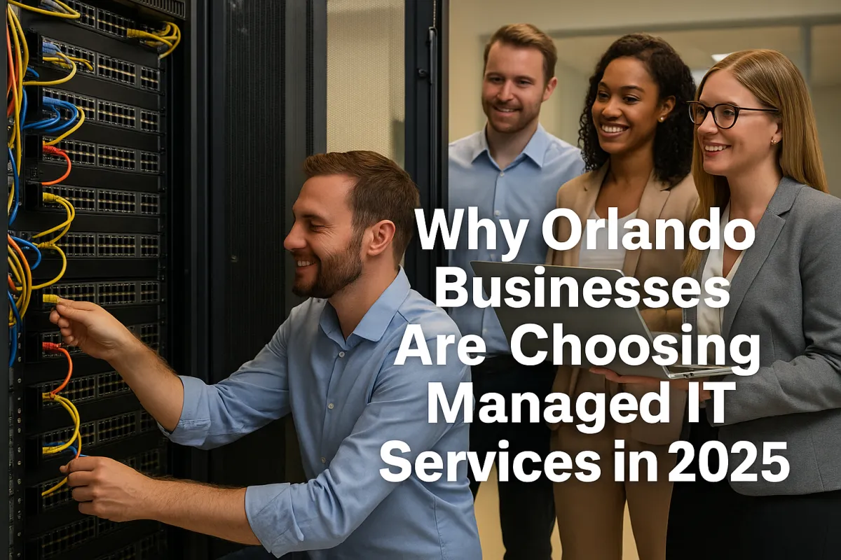 Local Orlando IT technicians providing managed IT services for a small business