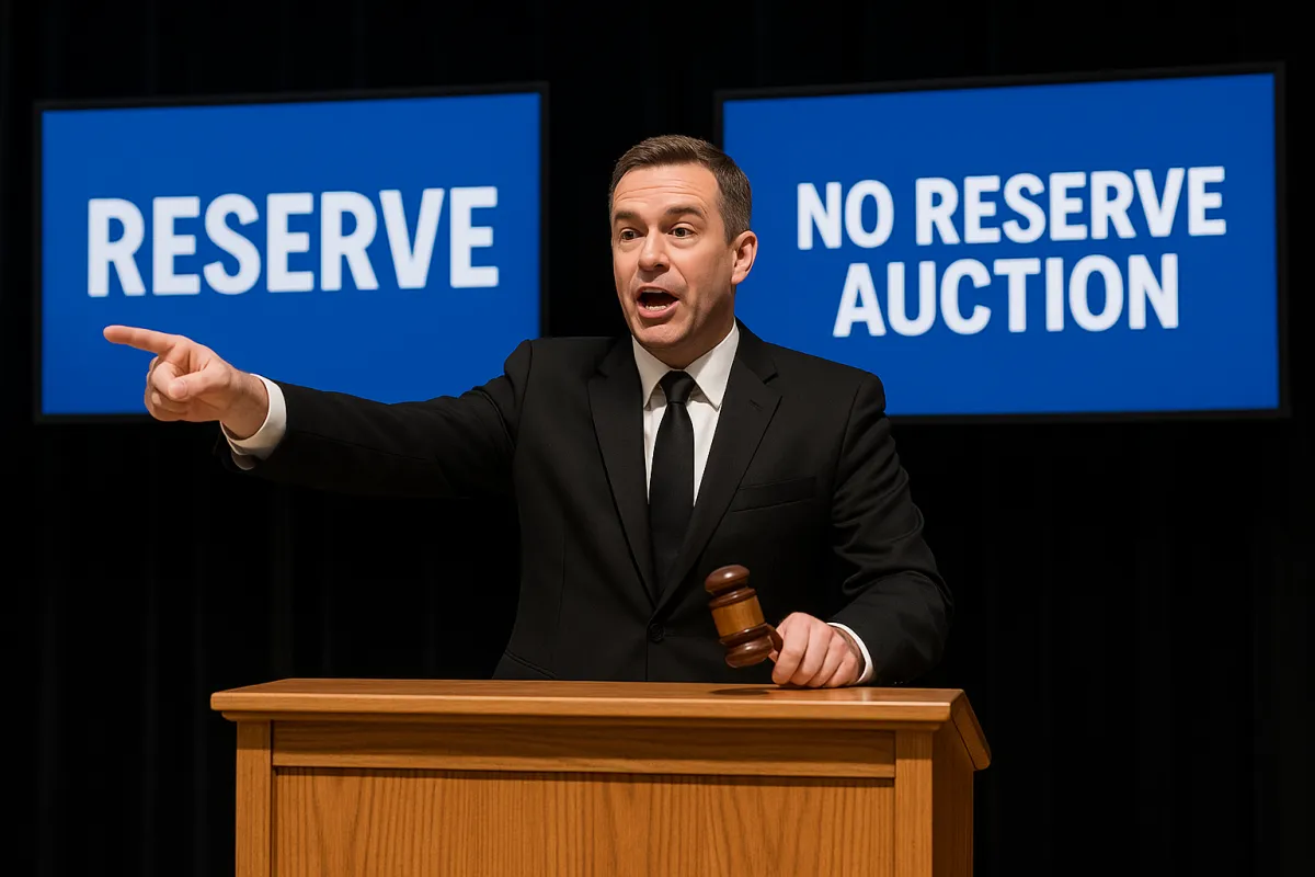 The Difference Between Reserve Price and No-Reserve Auction Explained