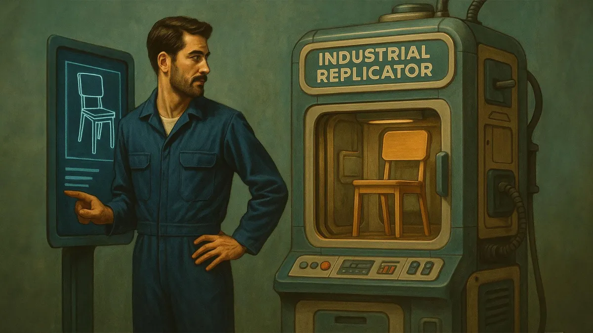 What If We Had Industrial Replicators?