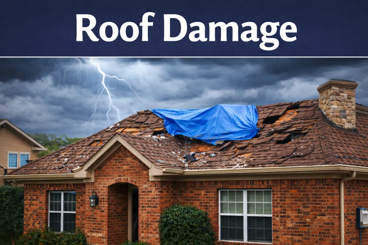 Roof Damage and Texas Cash Offers