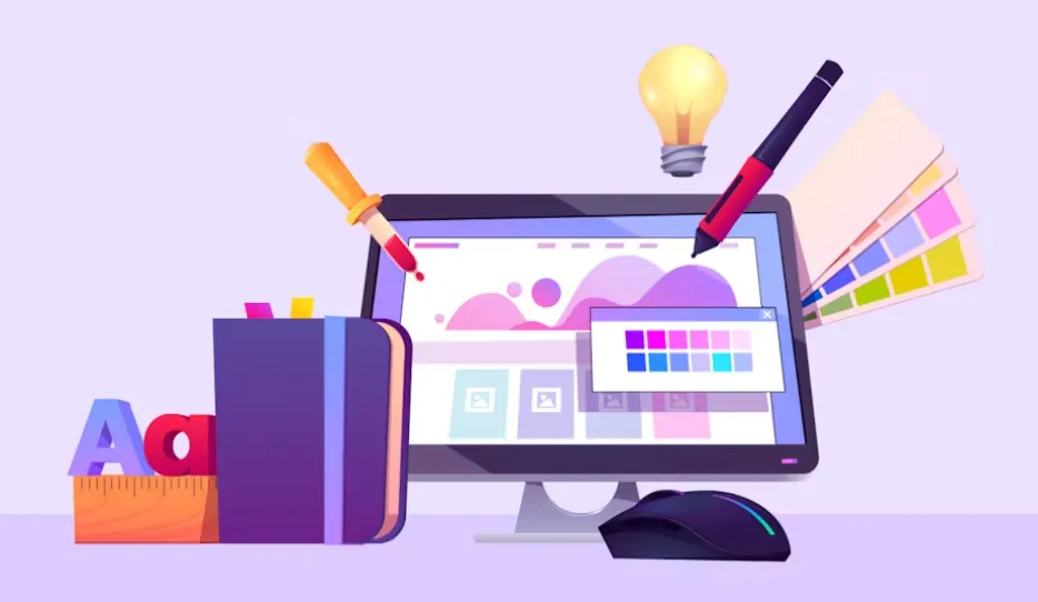 computer screen graphic