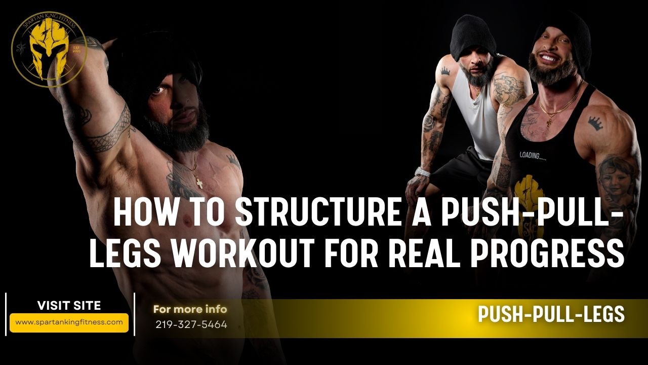 push pull legs workout, PPL split, strength training program, muscle growth workouts, gym training structure, workout volume and recovery, Spartan King Fitness