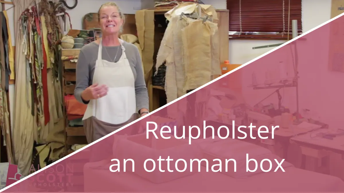 How to Upholster an Ottoman Box: A Step-by-Step Guide