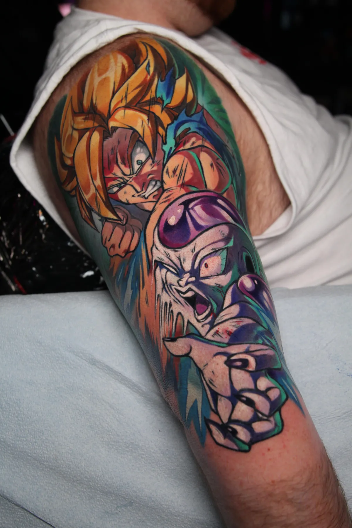 Dragon Ball Z tattoo, Goku tattoo, anime tattoo, xsadfamx