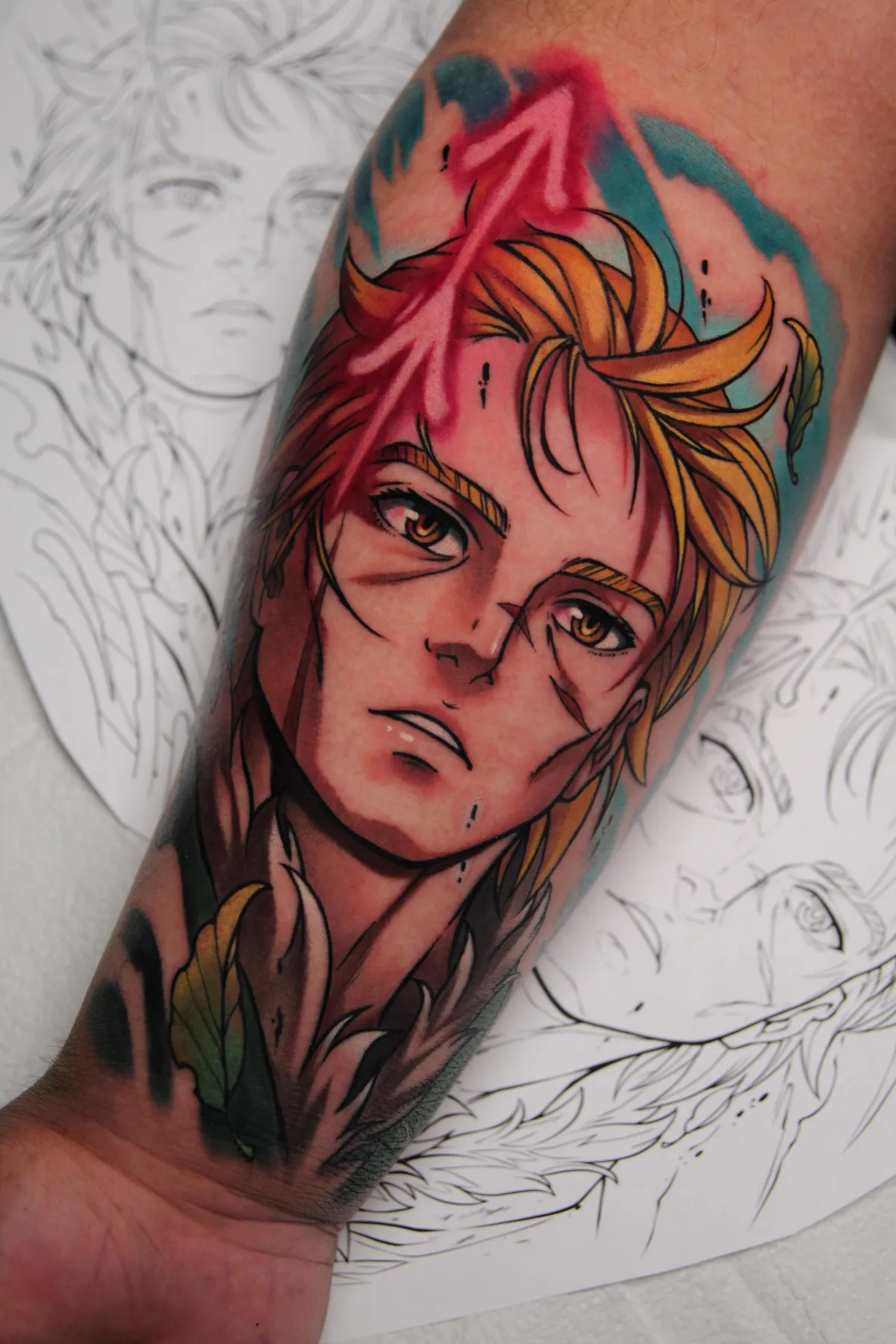 Thorfinn tattoo, anime tattoo, vinland saga tattoo, xsadfamx