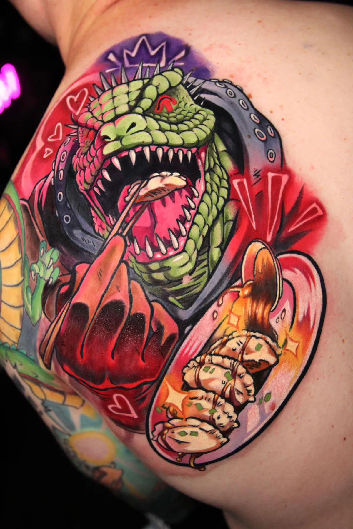 Anime tattoo, Caiman tattoo, Dorohedoro tattoo, xsadfamx