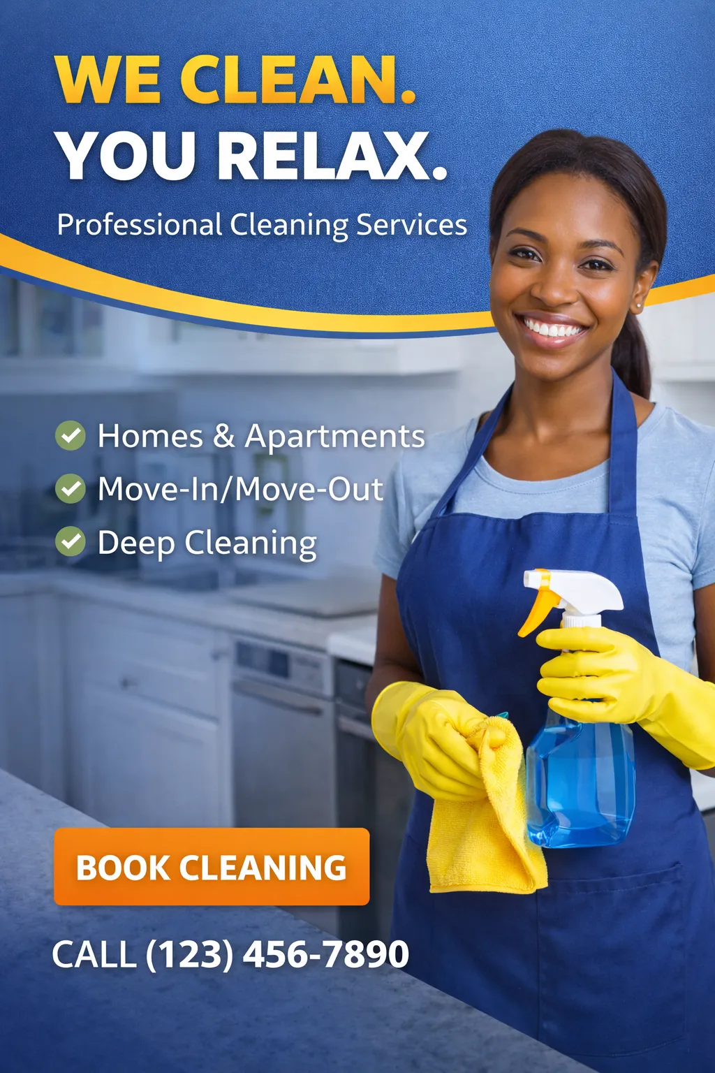 Professional cleaning services at your doorstep