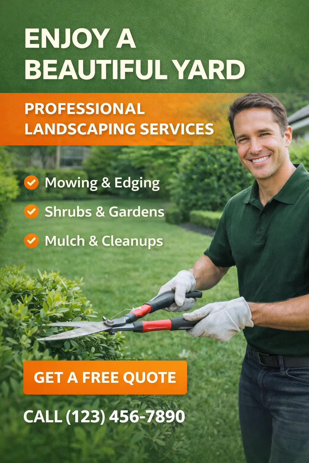 Professional landscaping at your service