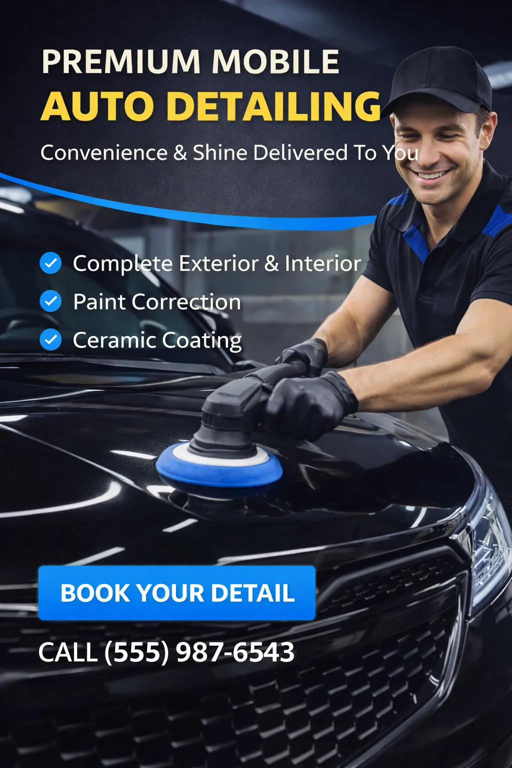 Premium mobile auto detailing service