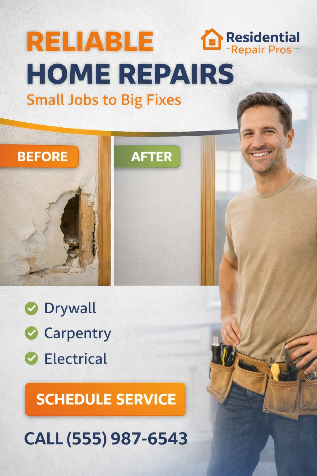 Reliable home repairs at your service