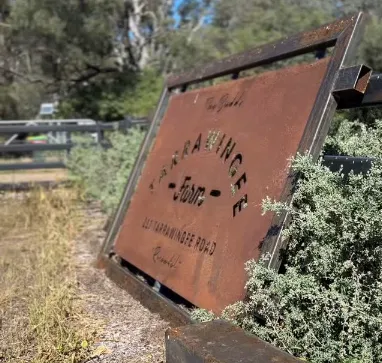 Custom Steel Signs Tamworth | Tarrawingee Farm Entrance Sign