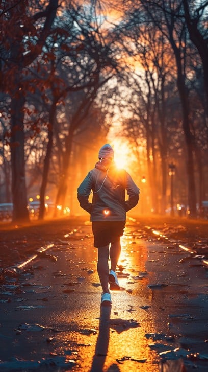 Person standing grounded at sunrise symbolising sovereignty and physical alignment.