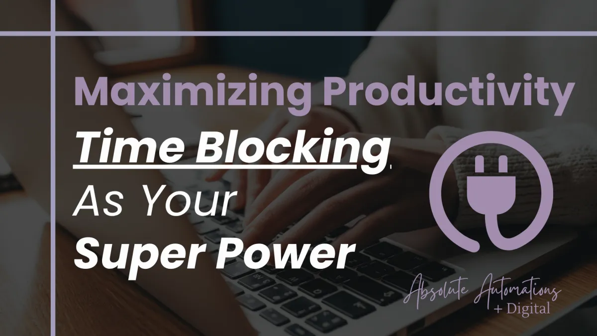 Maximising Productivity