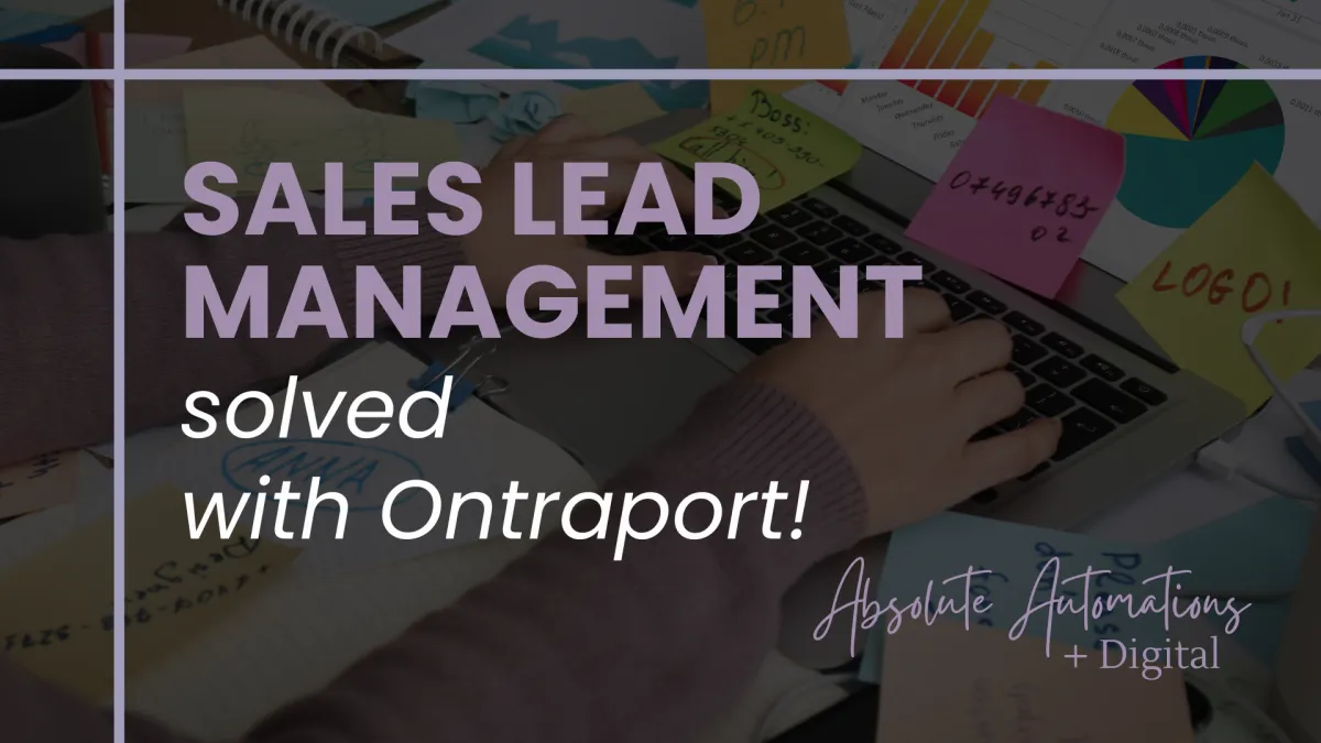 Lead Management in Ontraport: A Game Changer for Sales Team Performance