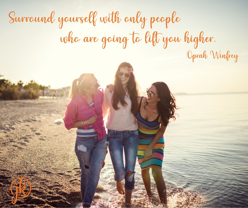 Don't be a quitter and surround yourself with people that keep you on track