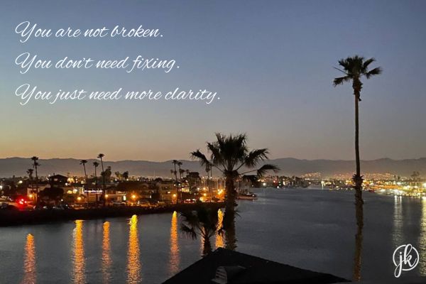 Retreat image at sunset