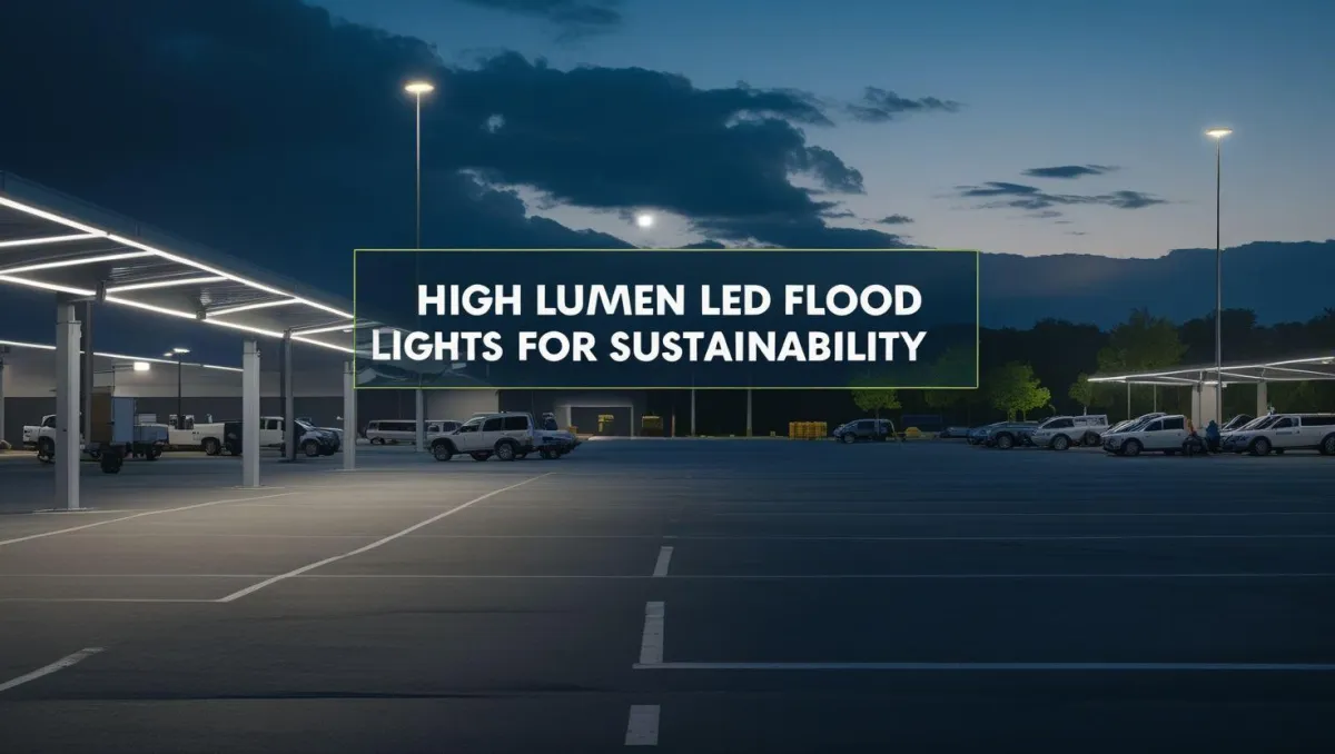 High Lumen LED Flood Lights for Sustainability | Maes Lighting