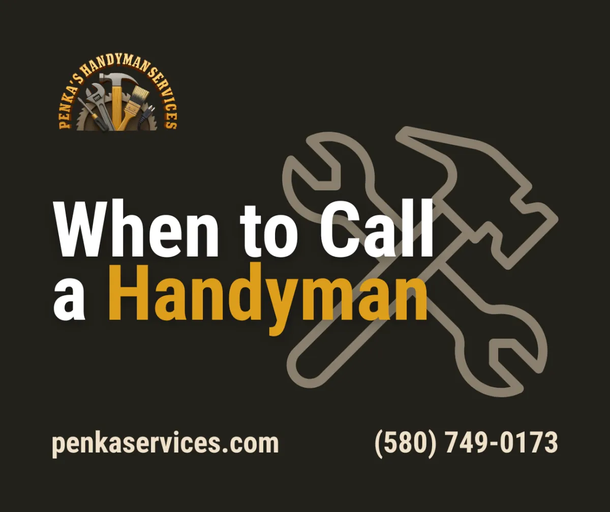 When to Call a Handyman

