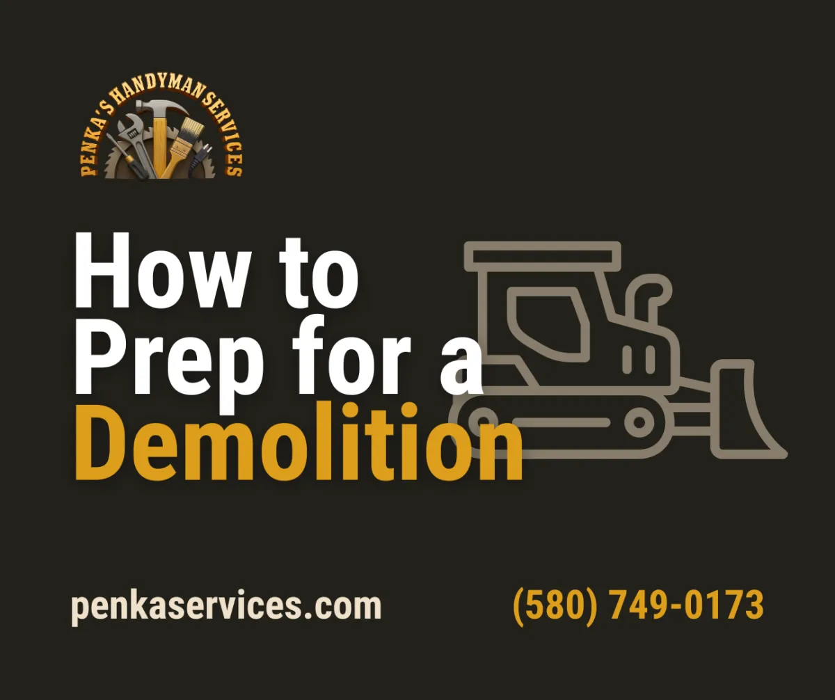 How to Prep for a Demolition