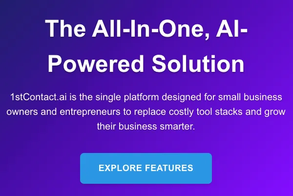 1stcontact.ai all in one marketing platform