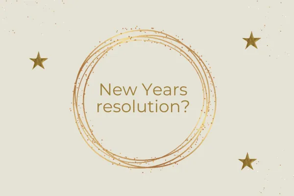 New Years Resolution?