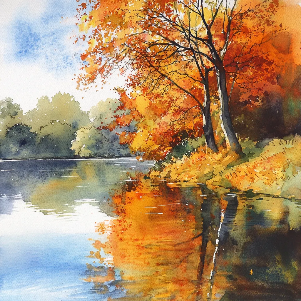 watercolur image of Autumn