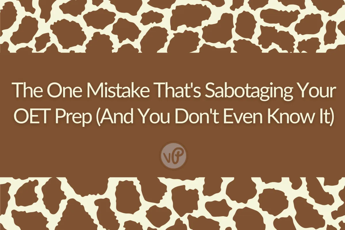 OET Mistake
