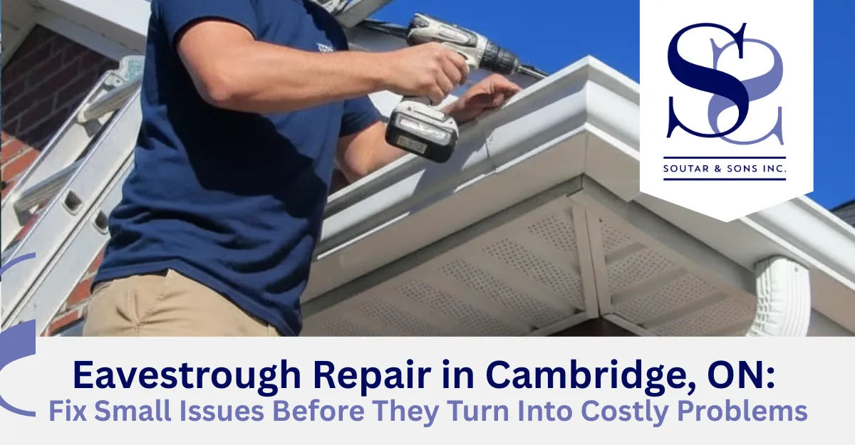 Eavestrough Repair in Cambridge, ON: Fix Small Issues Before They Turn Into Costly Problems